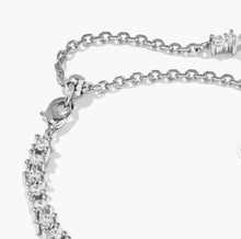 Load image into Gallery viewer, KENDRA SCOTT Fate Silver Tennis Bracelet 9608806863