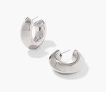 Load image into Gallery viewer, Kendra Scott-Embry Silver Hoop Earrings 9608805573