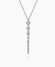 Load image into Gallery viewer, Gabriel &amp; Co-14K White Gold Graduating Vertical Diamond Bar Necklace NK7579W45JJ