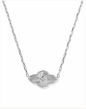 Load image into Gallery viewer, KENDRA SCOTT Abbie Medallion Silver Short Pendant Necklace 9608894497