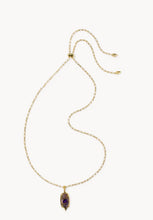 Load image into Gallery viewer, KENDRA SCOTT Dani Stepped Frame Gold Long Pendant Necklace 9608806771