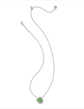 Load image into Gallery viewer, KENDRA SCOTT Clover Silver Short Pendant Necklace 9608873050