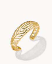 Load image into Gallery viewer, Kendra Scott-Tiger Striped Mikki Gold Cuff Bracelet 9608805539