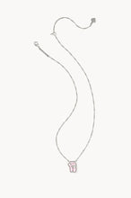 Load image into Gallery viewer, KENDRA SCOTT-Ballet Silver Short Pendant Necklace Rhod Blush Mother of Pearl 9608887719