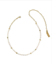Load image into Gallery viewer, KENDRA SCOTT Gabriella Gold Pearl Strand Necklace 9608894564