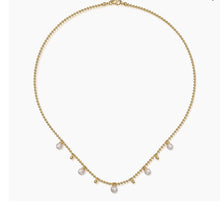 Load image into Gallery viewer, GABRIEL &amp; Co.-14K Yellow Gold Bujukan Beads and Pearl Droplet Necklace Nk7690Y4JPL