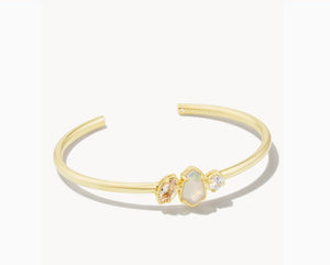 Kendra Scott-Alexandria Gold Cuff Bracelet in Neutral Mix 9608862895