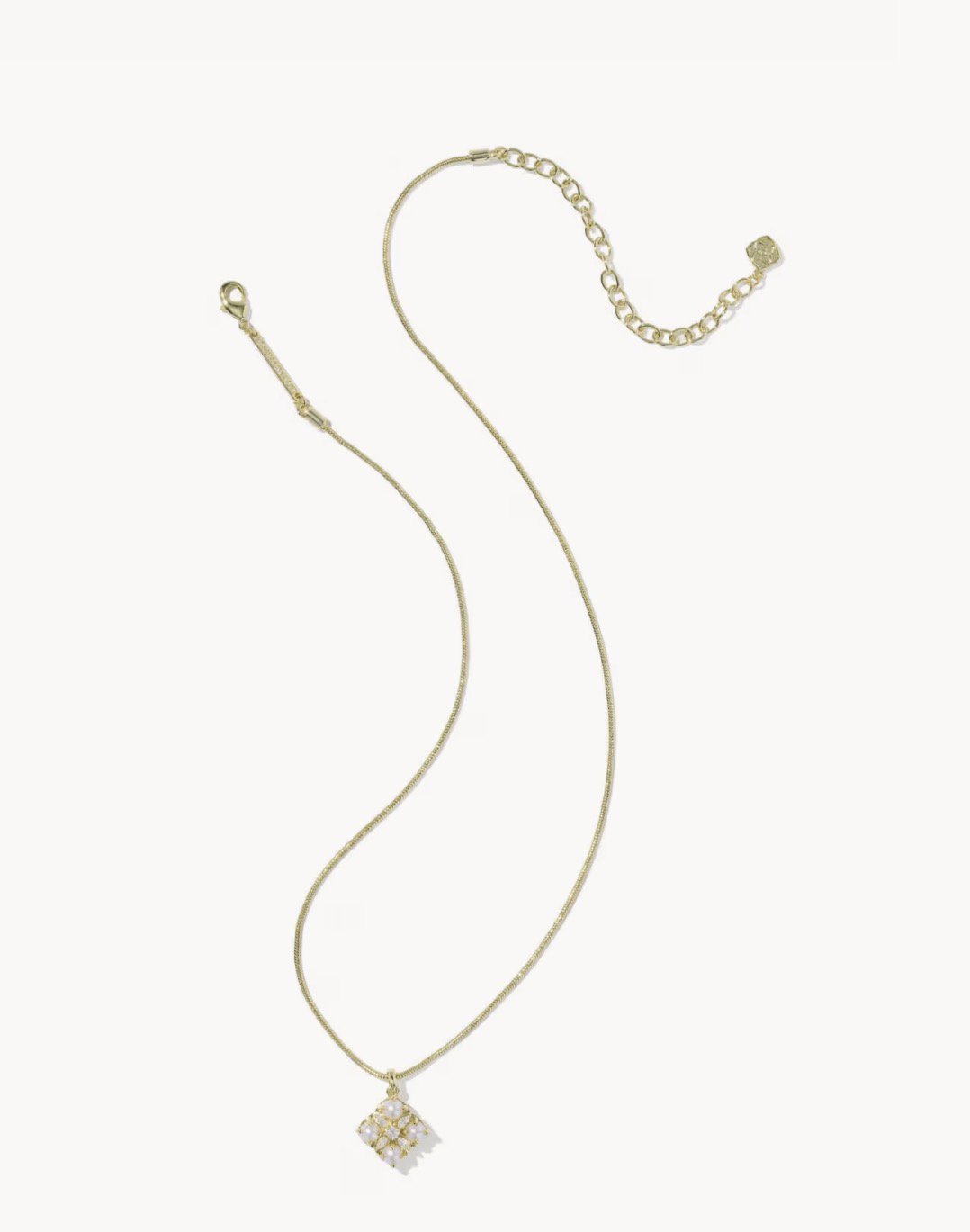 Kendra Scott-Dira Pearl Silver Short Pendant Necklace 9608805653