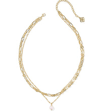 Load image into Gallery viewer, KENDRA SCOTT-Ashton Multi Strand Necklace Gold  Freshwater Cultured Pearl 9608880347