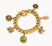 Load image into Gallery viewer, Kendra Scott-Raina Vintage Gold Charm Bracelet S/M 9608805562