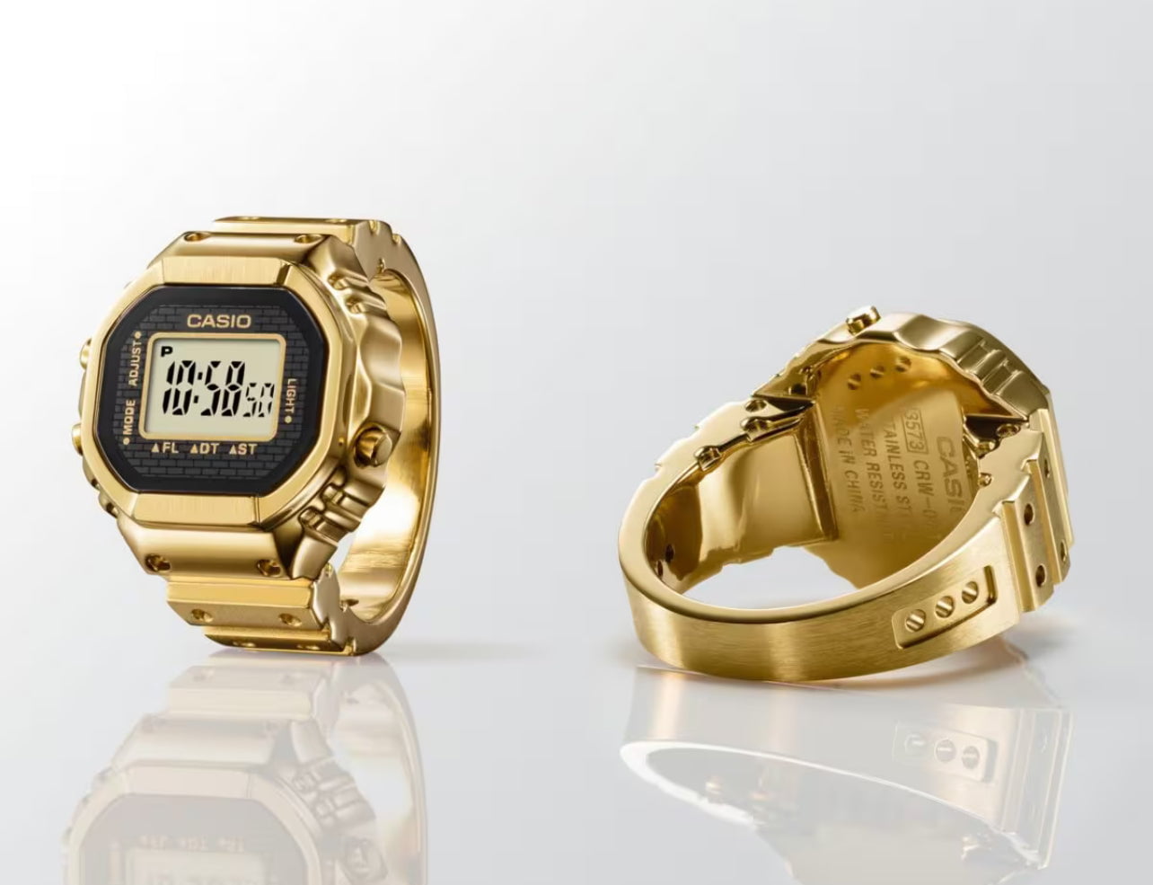 CASIO Gold Ring Watch CRW001G-9