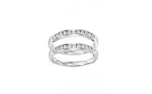 14K WHITE GOLD BRIDAL ENHANCER WEDDING BAND DIAMOND .37TW  WB5774IR-4WC