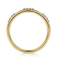Load image into Gallery viewer, Gabriel &amp; Co-14K Yellow Gold Diamond Stackable Ring LR53067Y45JJ