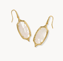 Load image into Gallery viewer, Kendra Scott-Dani Stepped Frame Gold Drop Earrings 9608806776