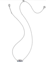 Load image into Gallery viewer, Kendra Scott-Elisa USA Silver Short Pendant Necklace 9608894434
