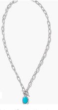 Load image into Gallery viewer, Kendra Scott-Daphne Convertible Silver Link and Chain Necklace in Variegated 9608864011