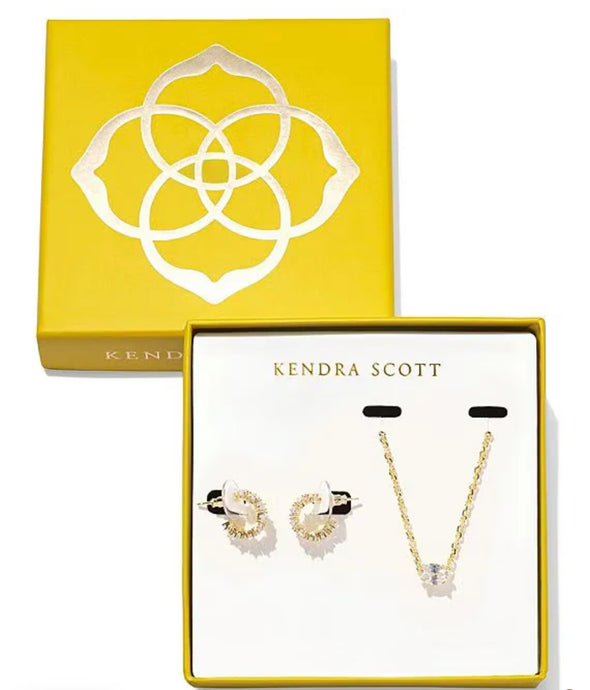 KENDRA SCOTT CAILIN CRYSTAL GIFT SET GOLD 9608872328