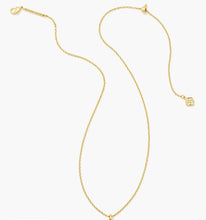 Load image into Gallery viewer, KENDRA SCOTT Framed Abbie Gold Short Pendant Necklace in Teal Tiger&#39;s  # 9608856452