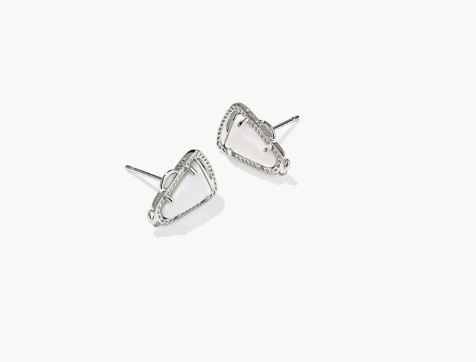 Kendra Scott-Cheer Silver Stud Earrings 9608887053