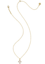 Load image into Gallery viewer, Kendra Scott-Cross Gold Pendant Necklace 9608895462