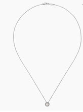 Load image into Gallery viewer, Gabriel &amp; Co-14K White Gold Pearl and Diamond Halo Pendant Necklace NK7268W45PL