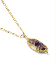 Load image into Gallery viewer, KENDRA SCOTT Dani Stepped Frame Gold Long Pendant Necklace 9608806771