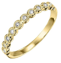 Load image into Gallery viewer, 14KT Yellow Gold &amp; Diamond Classic Book Stackable Fashion Ring D.10TW FR1083-4YD