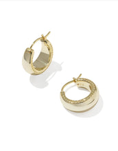 Load image into Gallery viewer, KENDRA SCOTT Gabriella Gold Set of 2 Huggie Earrings 9608898000