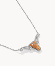 Load image into Gallery viewer, Kendra Scott-Longhorn Silver Short Pendant Necklace 9608897190