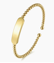 Load image into Gallery viewer, Gabriel &amp; Co-14K Yellow Gold Bujukan Personalized Bangle BG4700-62Y4JJJ