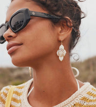 Load image into Gallery viewer, KENDRA SCOTT Abbie Medallion Gold Drop Earrings 9608894344