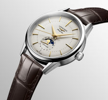 Load image into Gallery viewer, LONGINES-FLAGSHIP HERITAGE MOONPHASE, Automatic watch, Ø 38.50 mm, Stainless steel. L4.815.4.78.2
