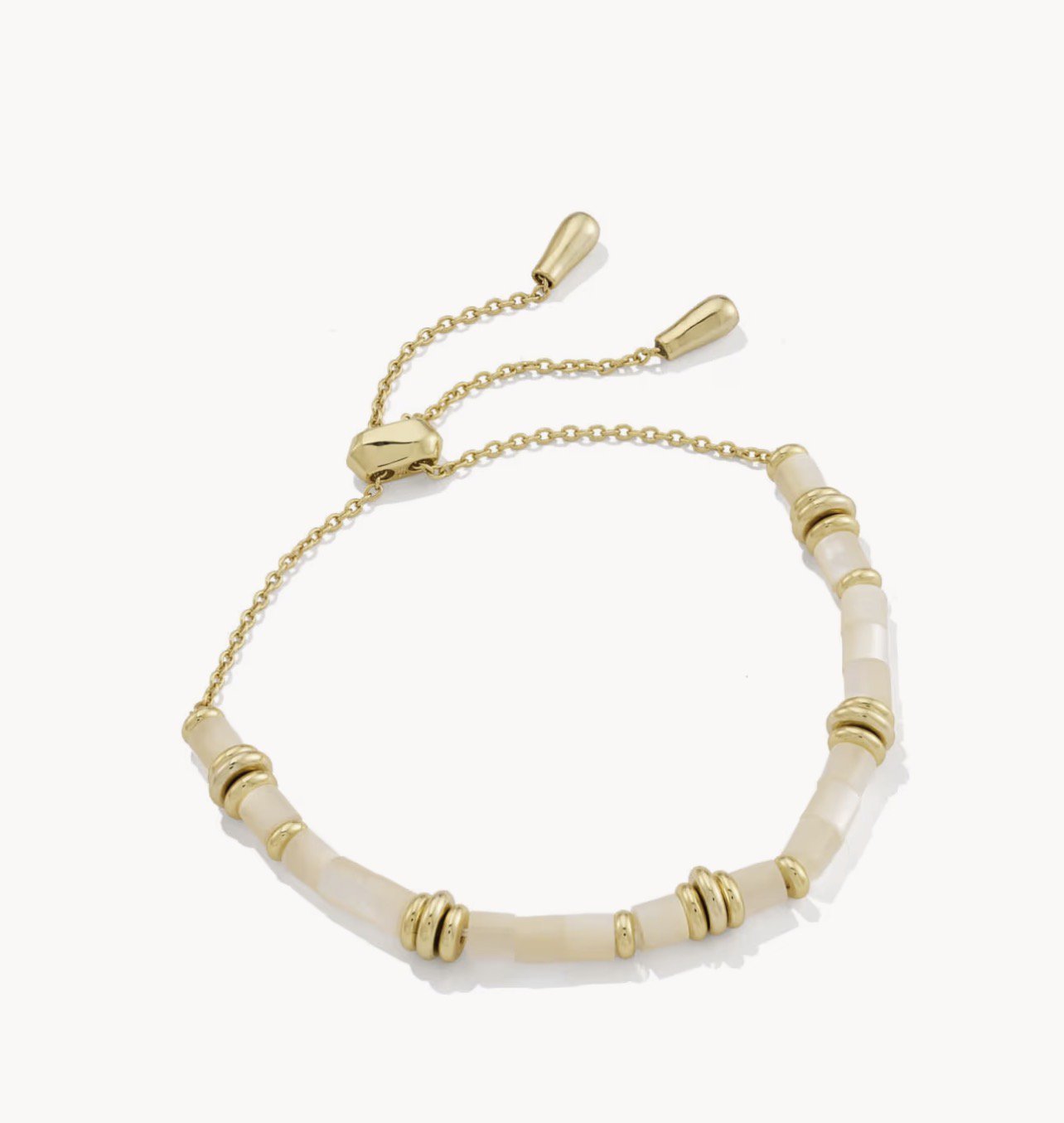 KENDRA SCOTT Bree Gold Beaded Delicate Chain Bracelet 9608805669
