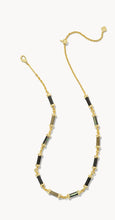 Load image into Gallery viewer, Kendra Scott-Gigi Gold Strand Necklace in Black Mix 9608863953