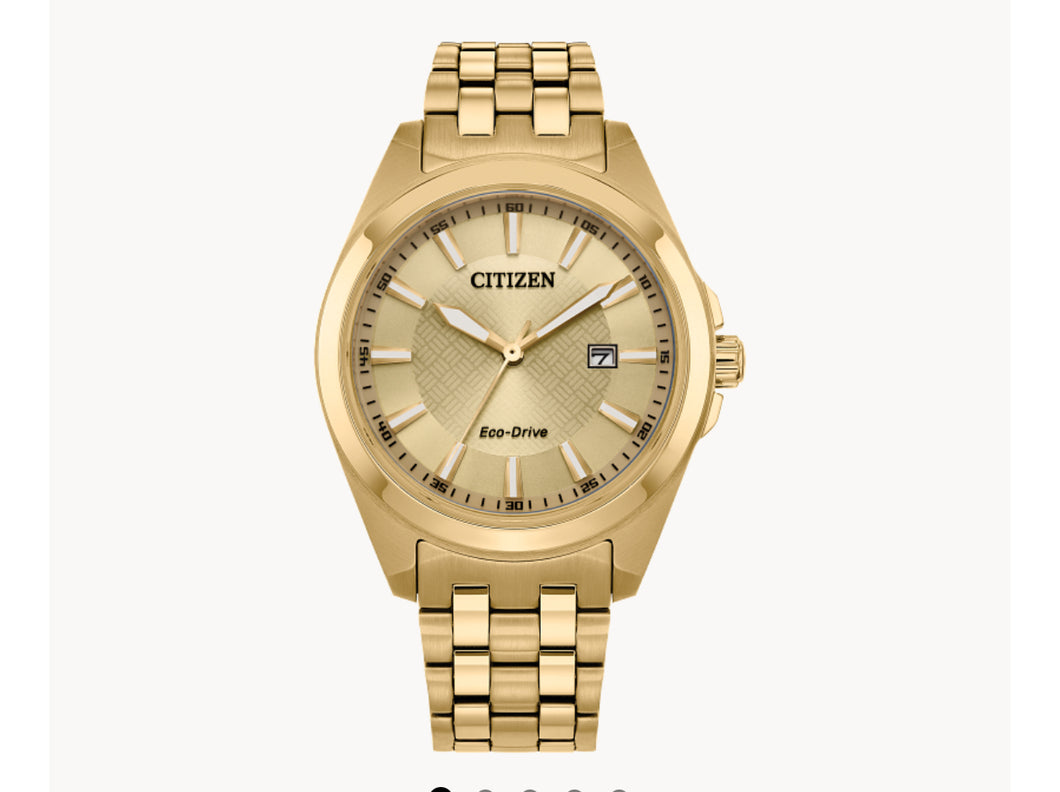 CITIZEN-Eco Drive Peyten Gold Metal Gts.BM7532-54P