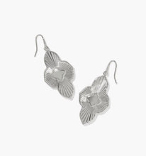 Load image into Gallery viewer, KENDRA SCOTT Abbie Medallion Silver Drop Earrings 9608894087