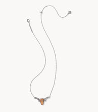 Load image into Gallery viewer, Kendra Scott-Longhorn Silver Short Pendant Necklace 9608897190