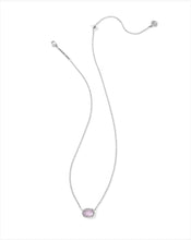 Load image into Gallery viewer, KENDRA SCOTT Daphne Silver Frame Short Pendant Necklace 9608895633