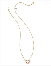 Load image into Gallery viewer, KENDRA SCOTT Baseball Gold Necklace in Ivory Mother-of-Pearl 9608865757