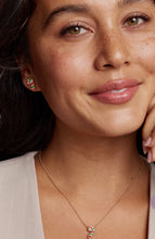 Load image into Gallery viewer, KENDRA SCOTT Candy Cane Gold Short Pendant Necklace 9608886085