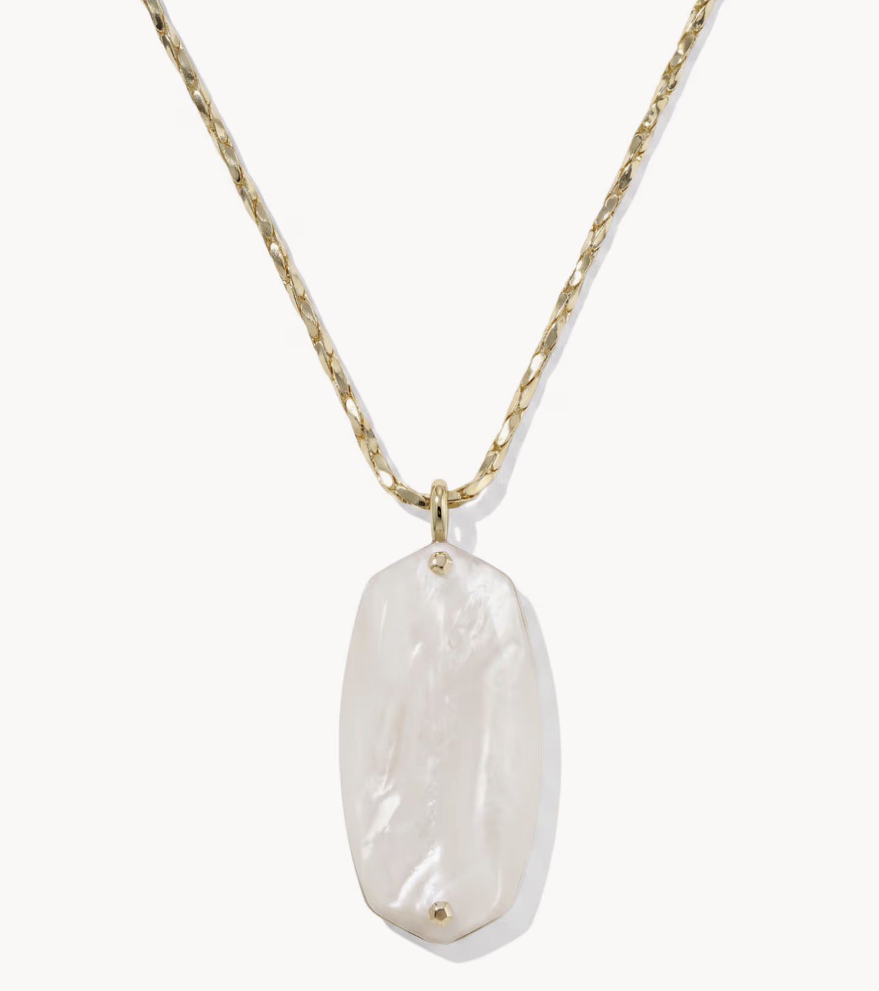 KENDRA SCOTT Danielle Riveted Gold Long Pendant Necklace 9608805642