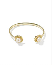 Load image into Gallery viewer, KENDRA SCOTT Gabriella Gold Pearl Cuff Bracelet 9608898377
