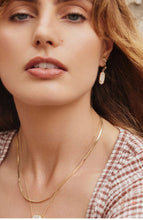 Load image into Gallery viewer, Kendra Scott-Elisa Herringbone Gold Multi Strand Necklace in Iridescent  9608856672