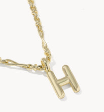 Load image into Gallery viewer, KENDRA SCOTT Bubble Letter H Gold Short Pendant Necklace 9608805599