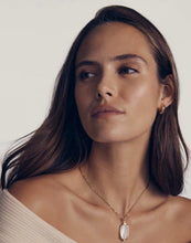 Load image into Gallery viewer, KENDRA SCOTT Dani Stepped Frame Gold Long Pendant Necklace 9608806770
