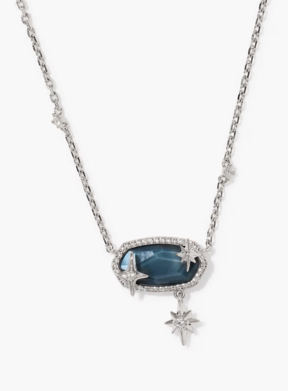 KENDRA SCOTT Elisa Star Silver Short Pendant Necklace 9608806814