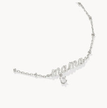 Load image into Gallery viewer, KENDRA SCOTT Mama Silver Crystal Delicate Chain Bracelet 9608877015