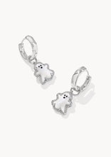 Load image into Gallery viewer, KENDRA SCOTT Ghost Silver Convertible Huggie Earrings 9608887336