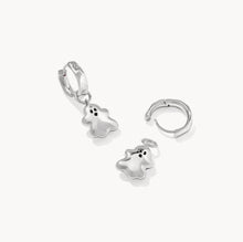 Load image into Gallery viewer, KENDRA SCOTT Ghost Silver Convertible Huggie Earrings 9608887336