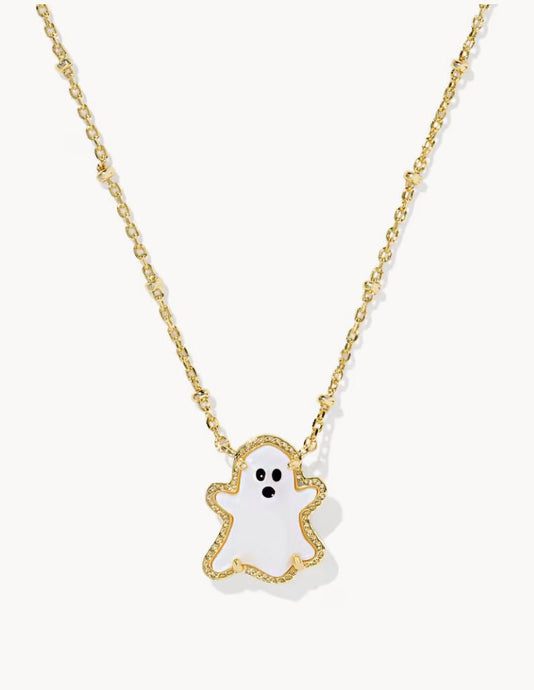 KENDRA SCOTT Ghost Gold Short Pendant Necklace 9608880307